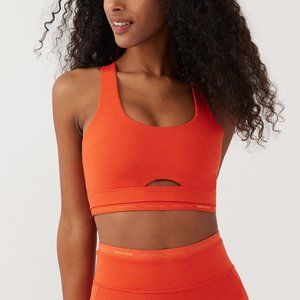 Outdoor Voices Bright Orange Sports Bra